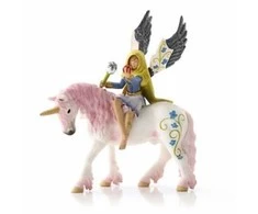 Kolekcionuojama figūrėlė - Schleich Elf Figurine Bilara with Unicorn, Durable Plastic