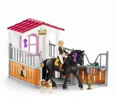 SCHLEICH HORSE CLUB Žirgų boksas su Tori ir princese iš „Žirgų klubo“