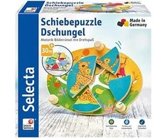 Dėlionė Galvosūkis - Selecta Slydimo Galvosūkis Džiunglės (Selecta, pažinimo įgūdžiai, džiunglių tema)