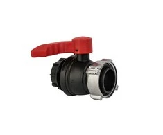 IBC rutulinis ventilis 75mm vid.sr. x 60mm iš.sr. su akle