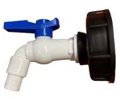 IBC ventilis 60 mm su pajungimu laistymo žarnai
