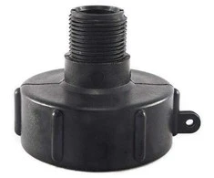 Pajungimas 60mm prie IBC konteinerio x 3/4 išorinis sriegis