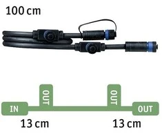 Sieninis šviestuvas Paulmann Plug &amp; Shine šviestuvas su smeige 6W (3000K)