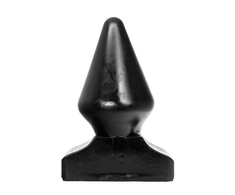 All Black All Juodas Model 9926 Intimate Plug 23 cm - Textured Juodas Edition