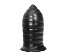 All Black All Juodas Model 9940 - Intimate Silicone Plug 16 cm Juodas