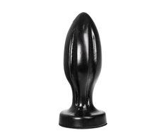 All Black All Juodas AB45 Intimate Plug 21 cm - Textured Juodas Model