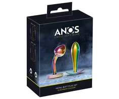 Anos RAINBOW Metalinis vaivorykštės spalvų kištukų rinkinys