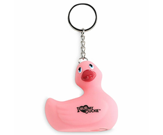 Rožinė Big Teaze Toys I Rub My Duckie Rožinė Keychain - Miniature Duck Priedas
