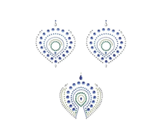 Bijoux Desire Metallique Mėlyna Bijoux Indiscrets - Flamboyant Mėlyna &amp; Žalias