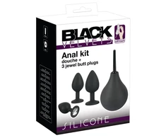 Black Velvets Juodas Velvets Anal Kit