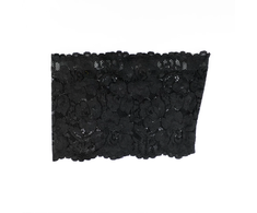 Bye Bra - Thigh Bands Lace Juodas M prilimpančios šlaunų juostos