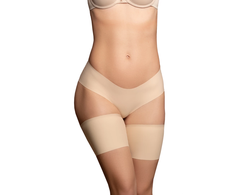 Bye Bra - Thigh Bands Fabric Nude XXL prilimpančios šlaunų juostos