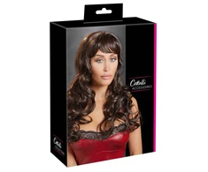 Cottelli Accessoires Dark Ilgas tamsiai rudas perukas
