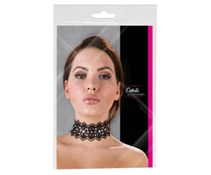 Cottelli Accessoires Siuvinėti Choker + Kalnų krištolas
