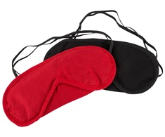Cottelli Accessoires Užrištomis akimis rinkinio pakuotėje 2 raudoni/bl
