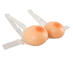 Cottelli Accessoires Strap-on Silicone Breasts realistiška silikoninė liemenėlė