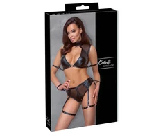 Cottelli Bondage Top and Briefs juodas XL