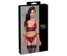 Cottelli Bondage braletės ir kelnaičių komplektas Bra Set Bondage L