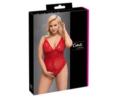 Cottelli Curves Body be tarpkojų raudona 3XL