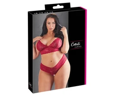 Cottelli Curves Liemenėlė ir Raudona kelnaitės 4XL
