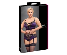 Cottelli Curves BH Set violetinė/black4XL