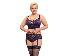 Cottelli Curves BH Set violetinė/black4XL