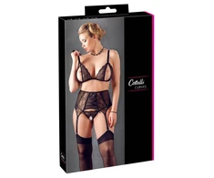 Cottelli Curves Bra Suspender Set 2XL