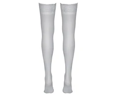 Cottelli Legwear Laikomos kojinės baltas 2