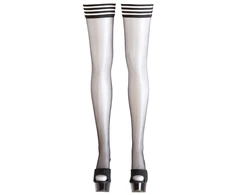 Cottelli Legwear Hold-up Stockings juodas 3