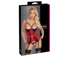 Cottelli Cami Suspenders raudonos S