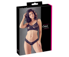 Cottelli Bra and Briefs juodas S/M