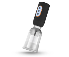 CRUIZR CS07 Advanced Vibrating Intimate Pump - 5 Modes, Transparent, 24.1cm