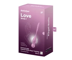 „SATISFYER LOVE BIRDS 1 CONNECT“ PROGRAMĖLĖ ROŽINĖ