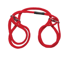 Doc Johnson Sportsheets 100% Cotton Restraint Cuffs - Soft Adjustable Wrist/Ankle Model