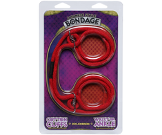 Doc Johnson Sportsheets 100% Cotton Restraint Cuffs - Soft Adjustable Wrist/Ankle Model