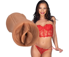 Doc Johnson Aidra Fox ULTRASKYN Intimate Sleeve Caramel