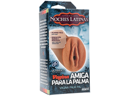 Doc Johnson Noches Latinas Amiga Para La Palma ULTRASKYN Caramel Handheld Model