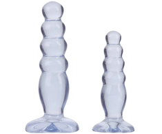 Doc Johnson Crystal Jellies Intimate Trainer Kit Transparent 2 pcs