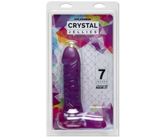 Doc Johnson Crystal Jellies Ballsy Super Model 18 cm Clear