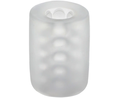 Doc Johnson Glow Helping Head Sleeve Frost/Žalias Glow Silicone Mini