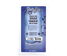 Doc Johnson Pretty Ends Medium Plug Midnight Mėlyna - Sil-A-Gel, 5.5"