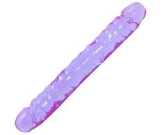 Doc Johnson Crystal Jellies JR. Double Model 12" Flexible Transparent