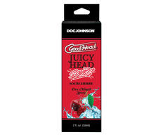 Doc Johnson GoodHead Juicy Head Dry Mouth Purškiklis Sour Cherry 60ml - Freshening Formula