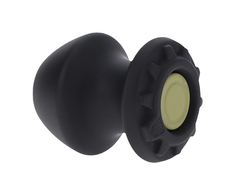 Doc Johnson Oxballs Kum Keeper Plug Small Juodas - Flexible Silicone System