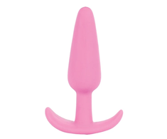 Doc Johnson Naughty Silicone Plug Medium Rožinė 3.5" Anatomical Shape