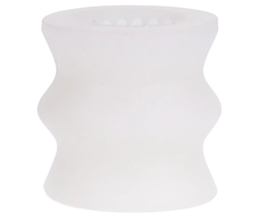 Doc Johnson Helping Head Silicone Sleeve Frosted 2”