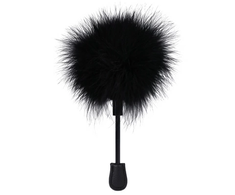 Doc Johnson Juodas Feather Sensation Tickler Compact Model