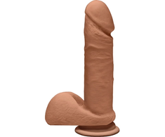 Doc Johnson The D ULTRASKYN 7" Intimate Model with Suction Base rusvai gelsvas