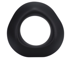 Doc Johnson Rock Solid The Master Silicone Support Ring Juodas Thick Comfort Fit