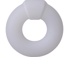 Doc Johnson Rock Solid The Mega Ring Anatomical Silicone Support Ring Juodas